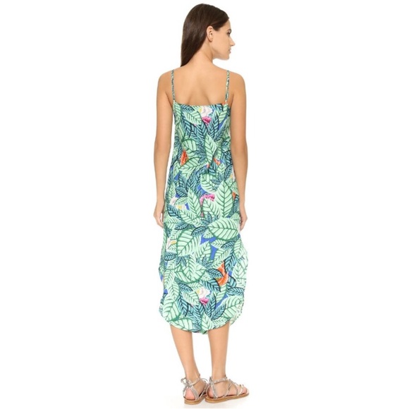 Mara Hoffman Leaf Print Linen Dress - Picture 4 of 10